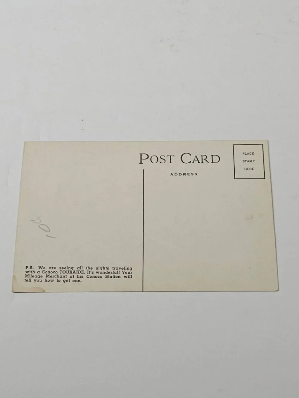 Conoco Tourade Postcard